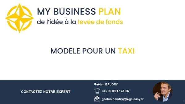 business plan entreprise taxi